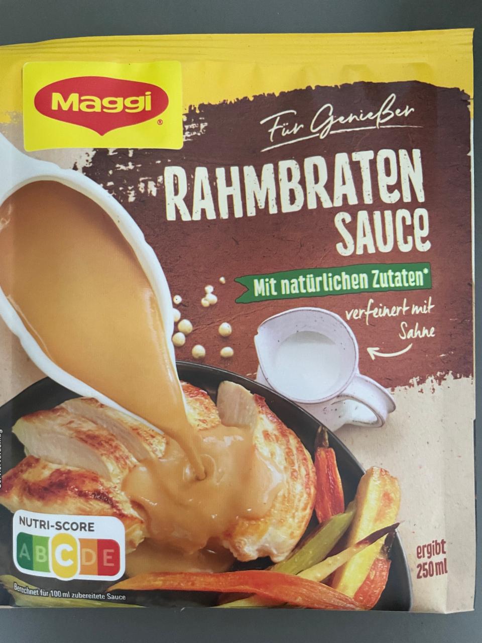 Fotografie - Für Genießer Rahmbraten sauce mit natürlichen Zutaten Maggi