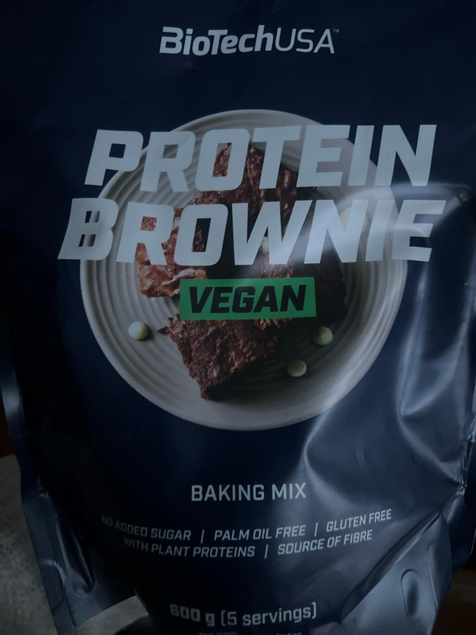 Fotografie - Protein brownie vegan baking mix BioTechUSA
