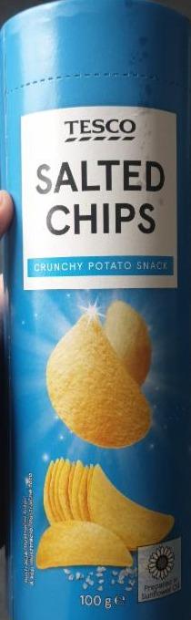 Fotografie - Salted chips crunchy potato snack Tesco