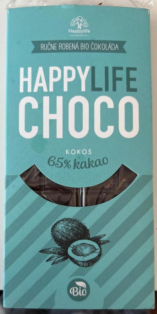 Fotografie - Bio Choco Kokos 65% kakao HappyLife