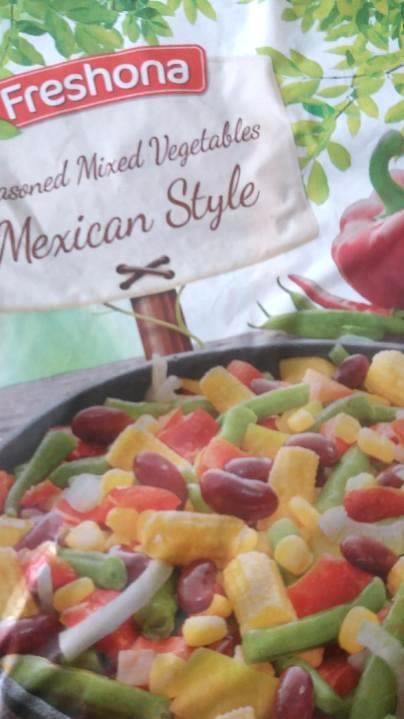 Fotografie - Seasoned mixed vegetables mexican style (mexická zelenina) Freshona