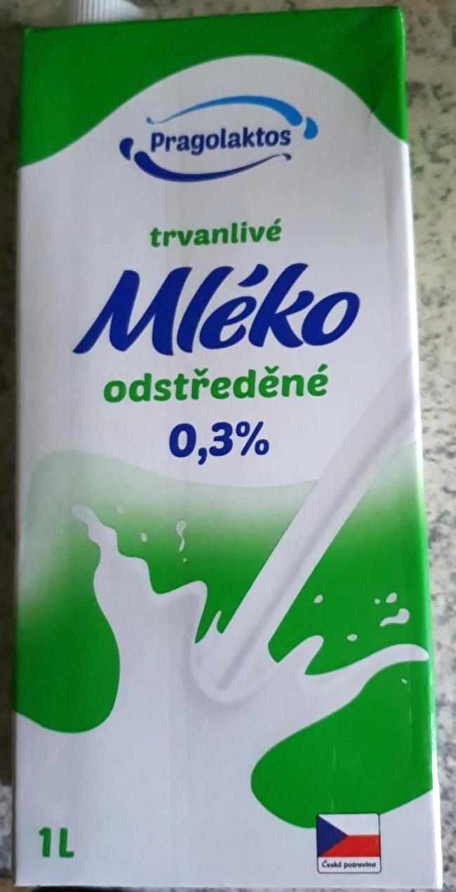 Fotografie - Trvanlivé mléko odstředěné 0,3% Pragolaktos