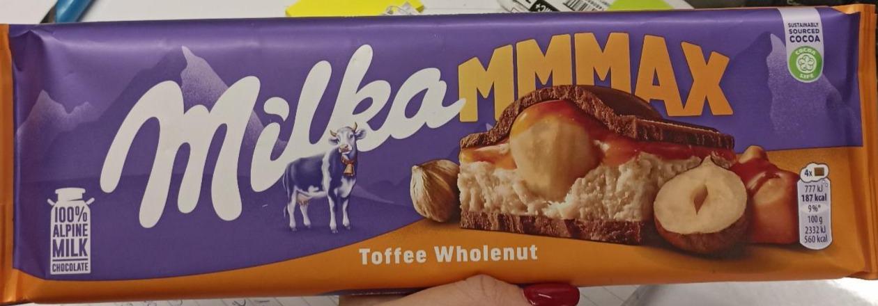 Fotografie - Milka MMMAX Toffee Wholenut
