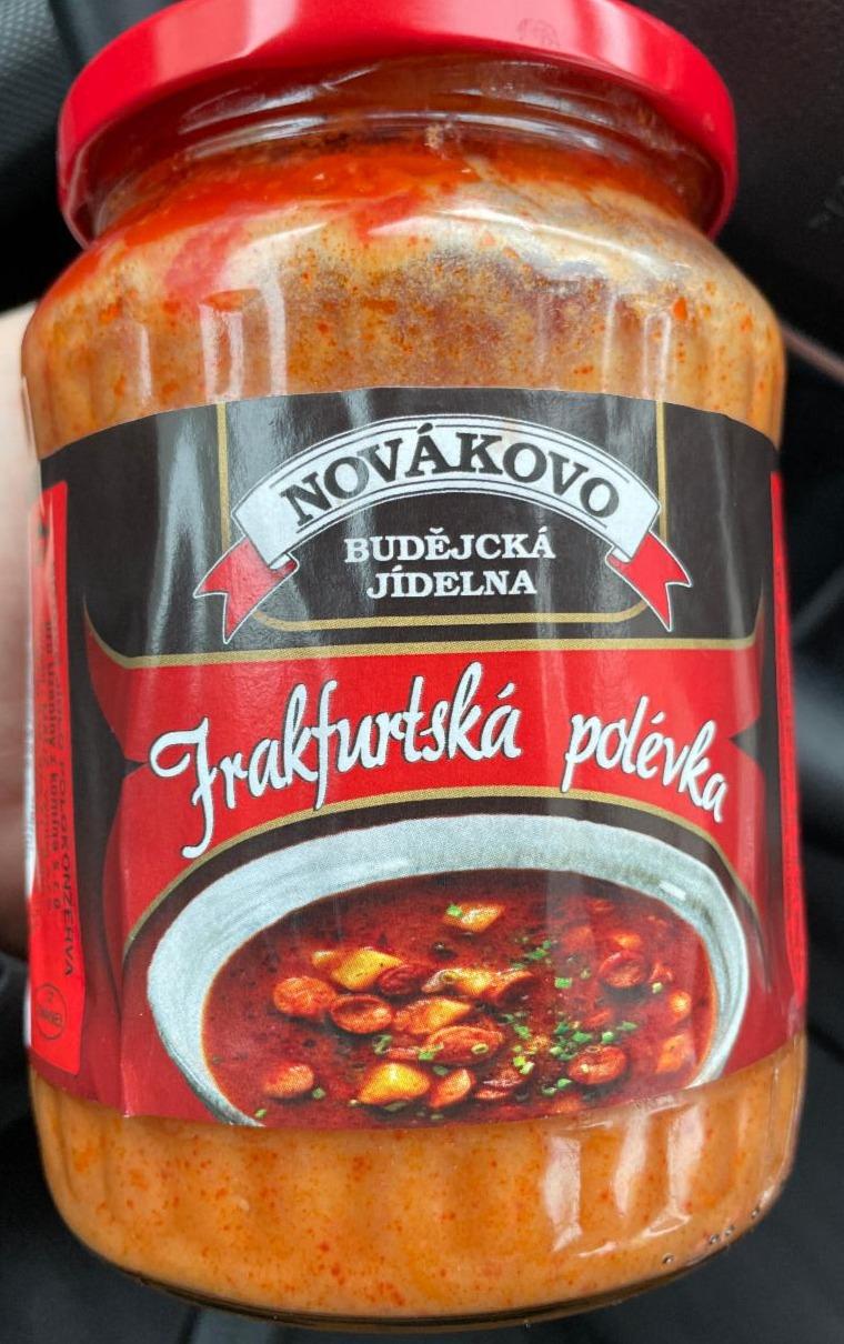 Fotografie - Frankfurtská polévka Novákovo Budějcká Jídelna