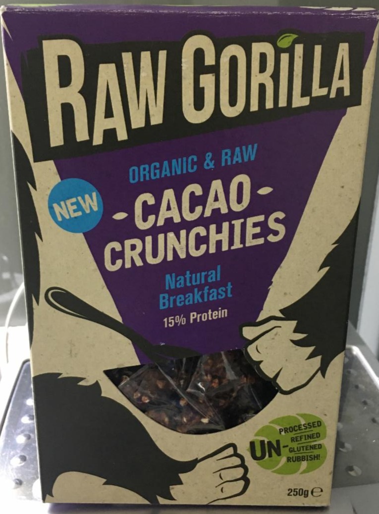 Fotografie - Cacao crunches Raw gorilla