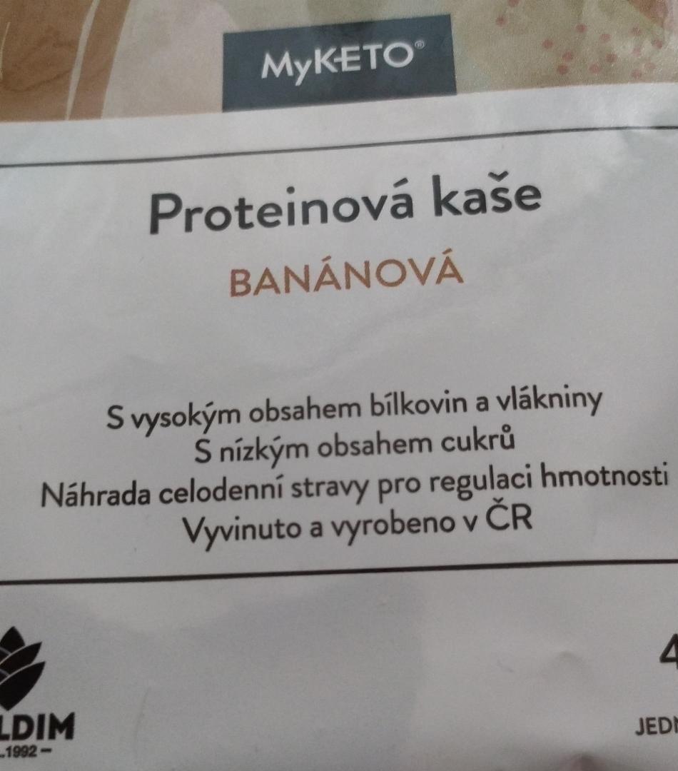 Fotografie - Proteinová kaše Banánová MyKeto