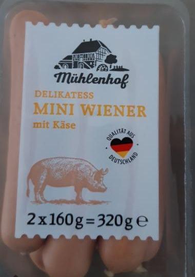Fotografie - Delikatess mini wiener mit Käse