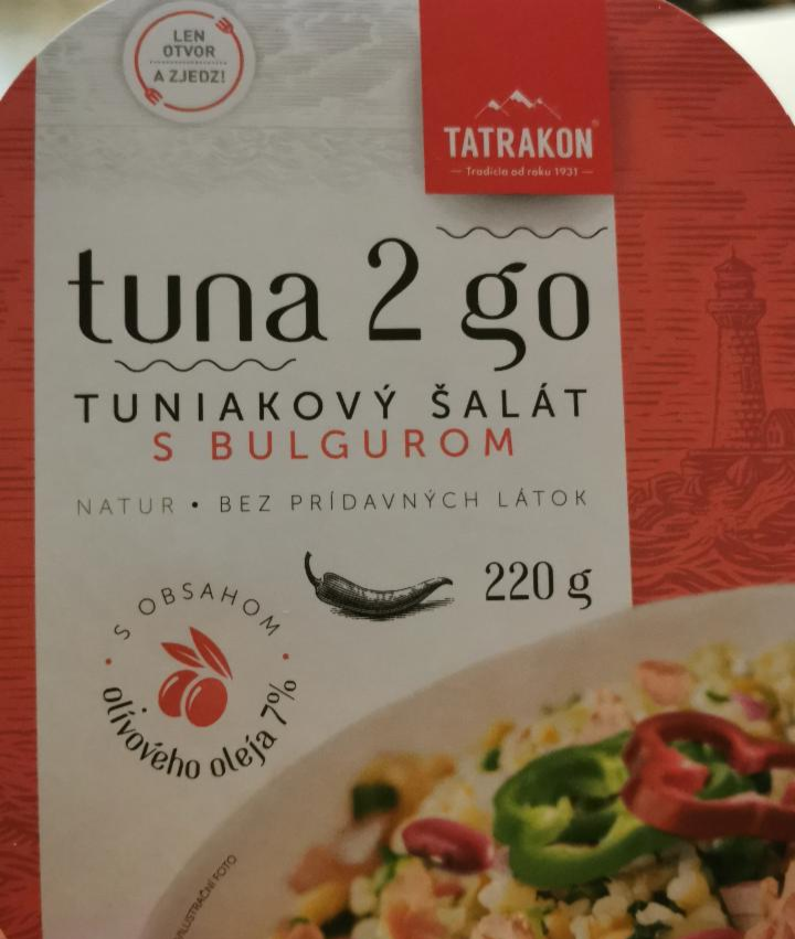 Fotografie - Tatrakon Tuna 2 go Tuňákový salát s bulgurem