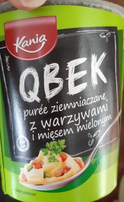 Fotografie - QBek Purée Ziemniaczane z Warzywami i Mięsem Mielonym Kania