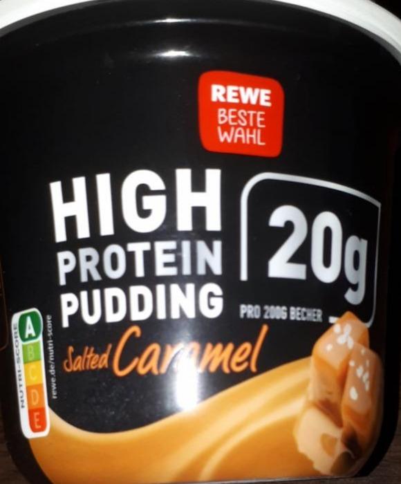 Fotografie - High Protein Pudding Salted Caramel Rewe beste wahl