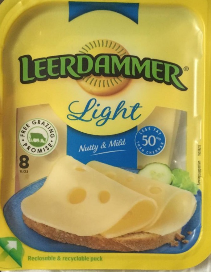 Fotografie - Lightlife sýr polotvrdý 30% Leerdammer