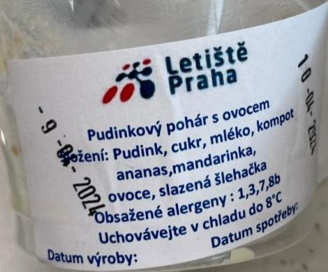 Fotografie - Pudinkový pohár Letiště Praha
