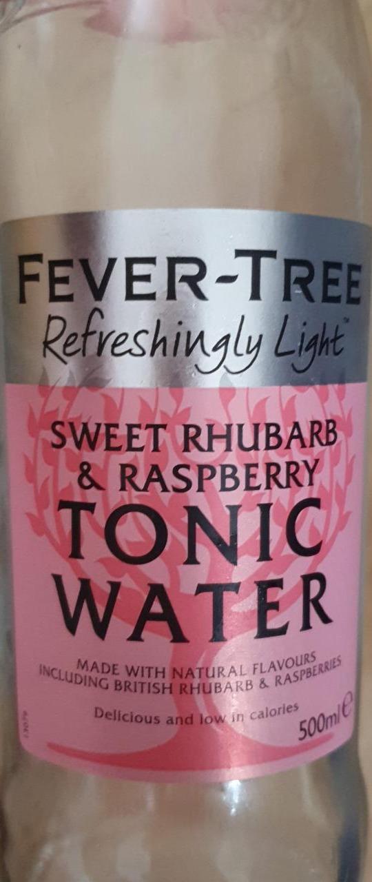 Fotografie - fever tree rhubarb & raspberry light tonic 