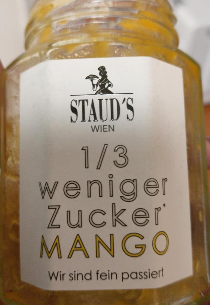 Fotografie - Mango 1/3 weniger Zucker Staud's Wien