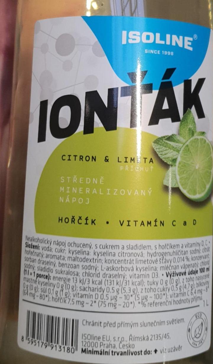 Fotografie - Ionťák citron & limeta Isoline