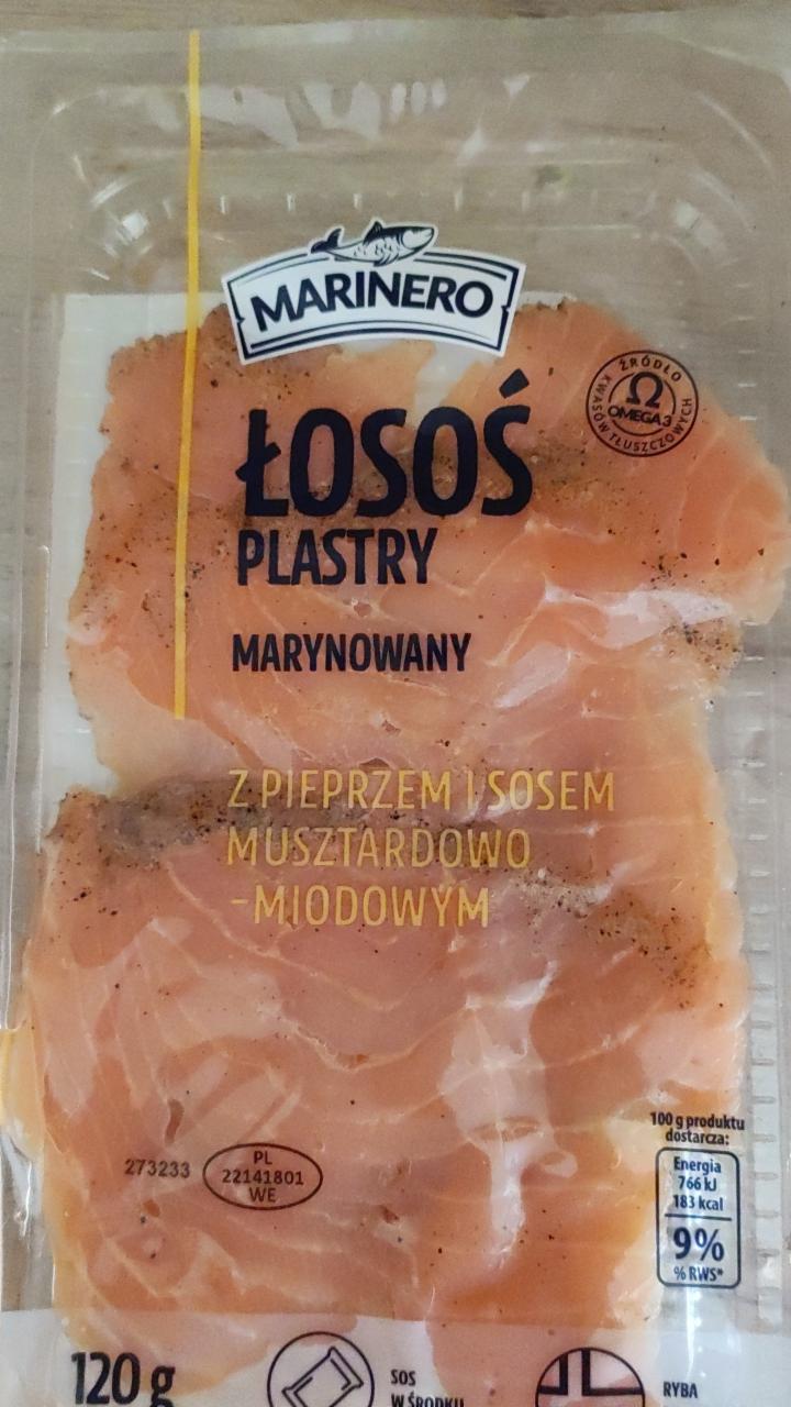 Fotografie - Marinero losos z pieprzem i sosem musztardowo-miodowym