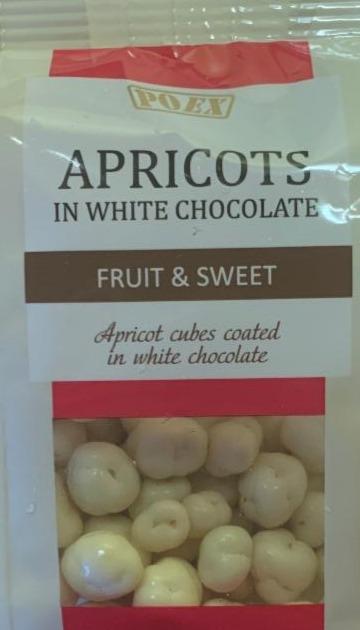 Fotografie - Apricots in white chocolate