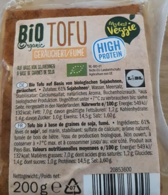 Fotografie - organic tofu geräuchert My best veggie