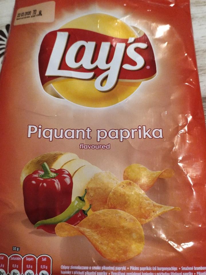 Fotografie - Piquant paprika flavoured Lay's