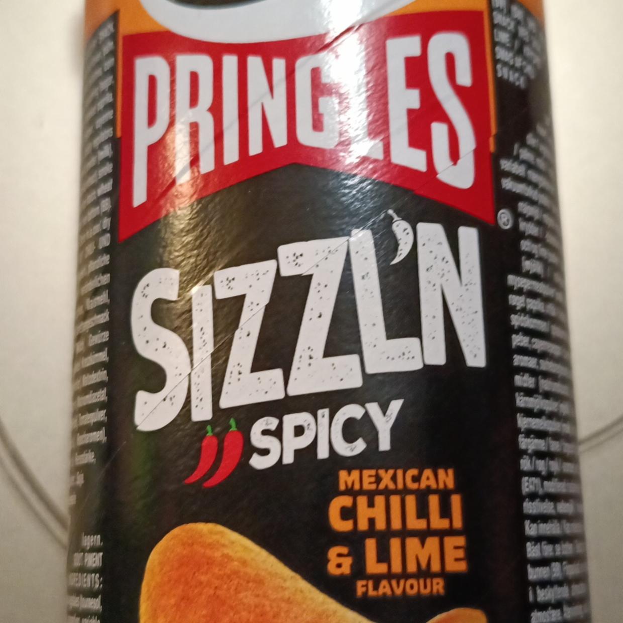 Fotografie - Sizzl'n spicy Mexican Chilli & Lime flavour Pringles