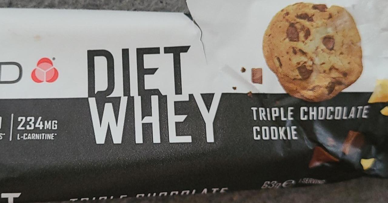 Fotografie - Diet Whey Triple chocolate cookie PhD Nutrition