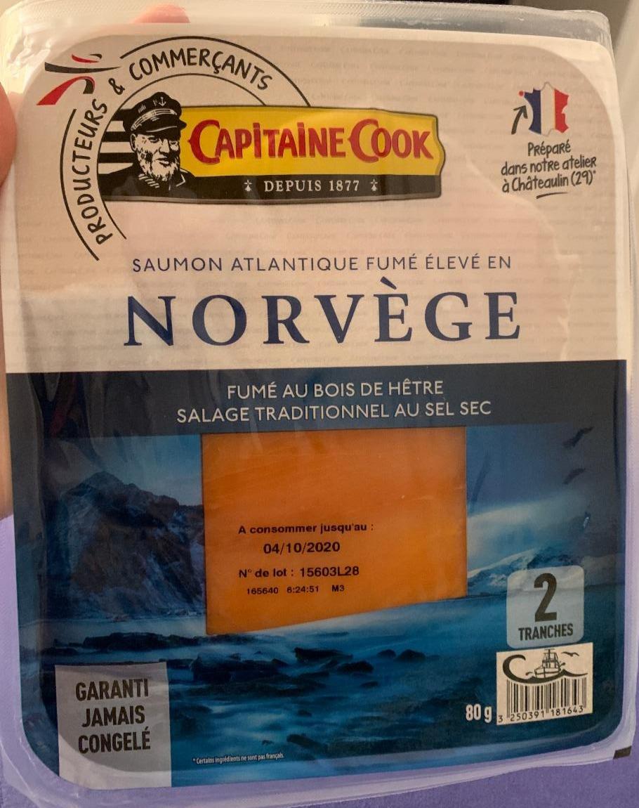 Fotografie - Saumon Atlantique fumé élevé en Norvège Capitaine Cook