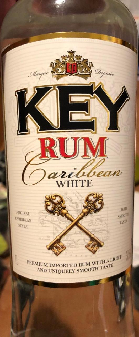 Fotografie - Key rum Caribbean white 37,5%
