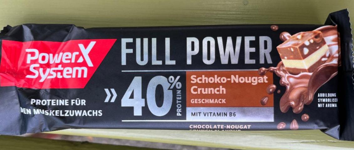 Fotografie - Full Power Schoko-Nougat Crunch Power X System