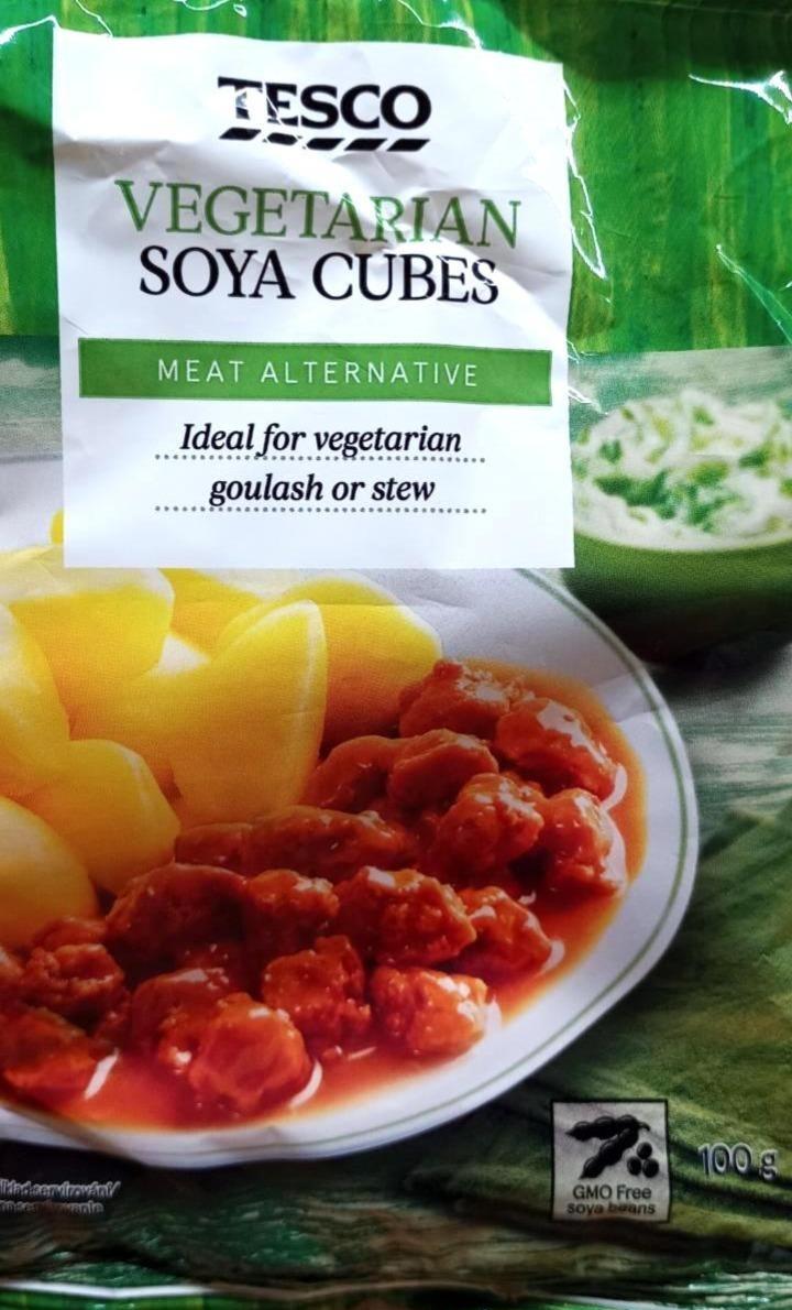 Fotografie - Vegetarian soya cubes Tesco