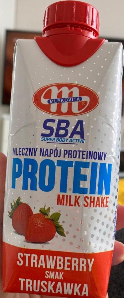 Fotografie - Super Body Active Mleczny napój proteinowy smak truskawkowy Mlekovita