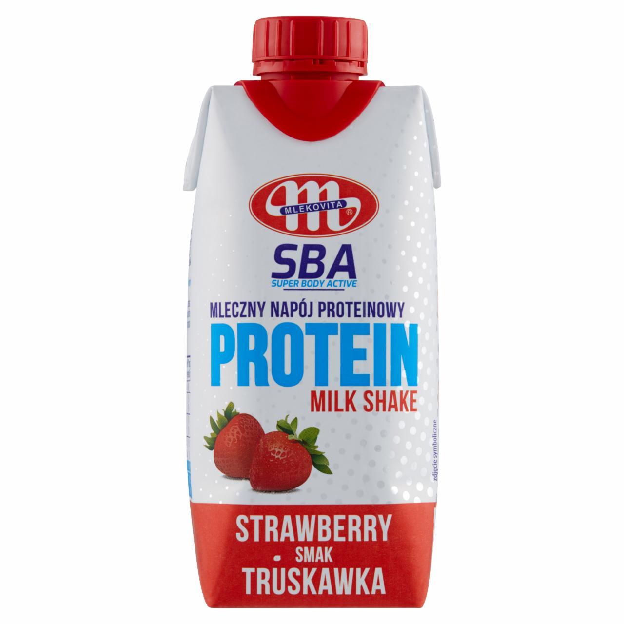 Fotografie - Super Body Active Mleczny napój proteinowy smak truskawkowy Mlekovita