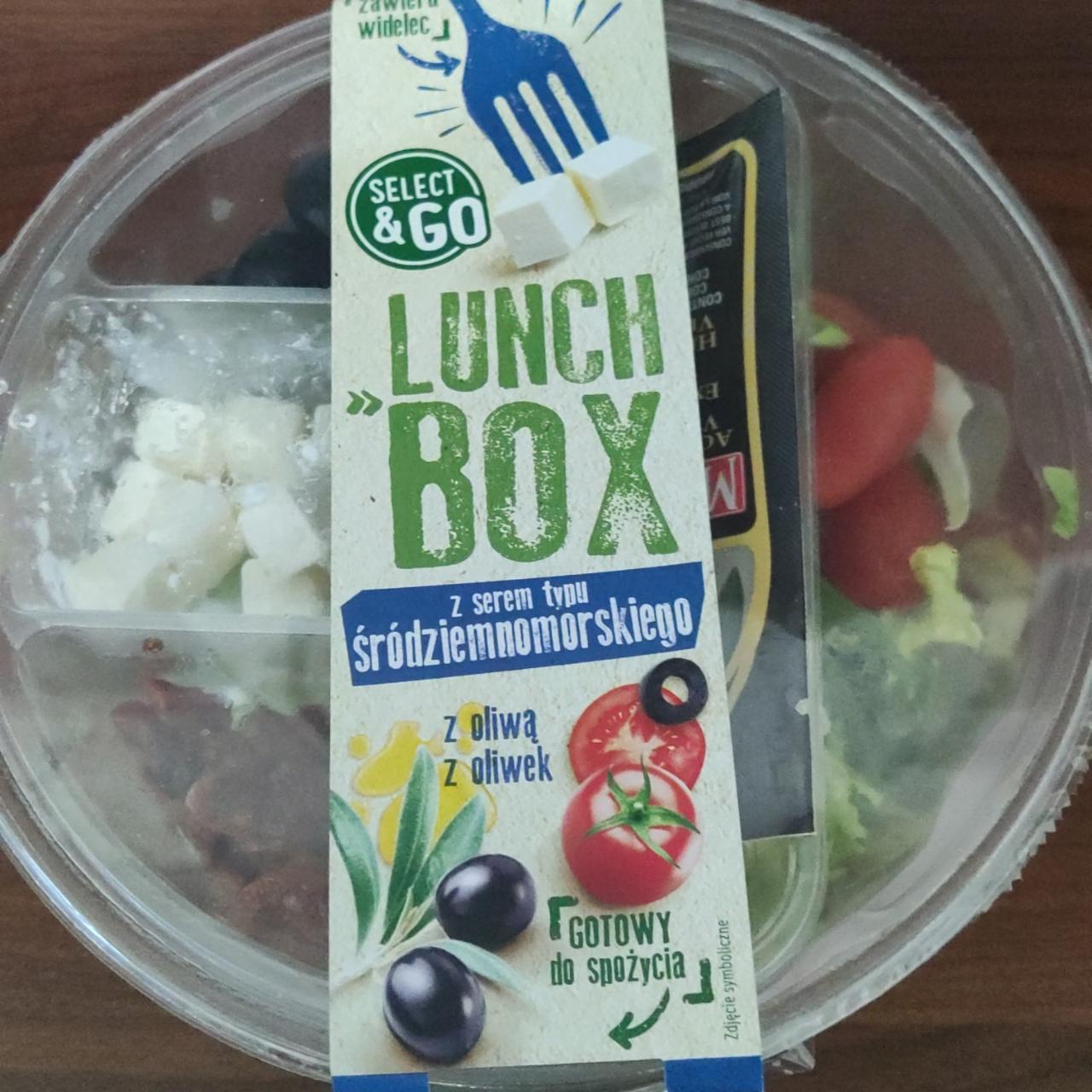 Fotografie - Lunch box z serem typu sródziemnomorskiego z oliwa Select&Go