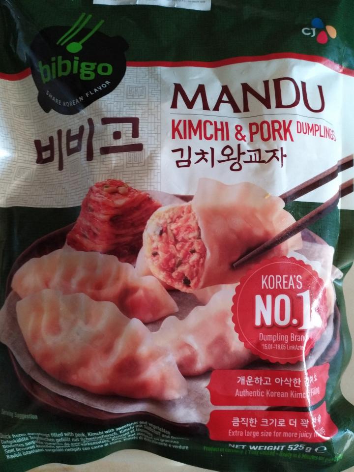 Fotografie - Mandu kimchi & pork dumplings Bibigo