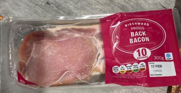 Fotografie - Smoked back bacon Birchwood