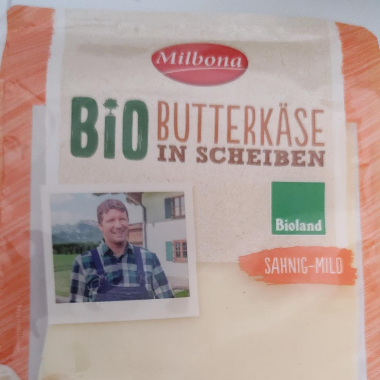 Fotografie - Bio Butterkäse in Scheiben Milbona