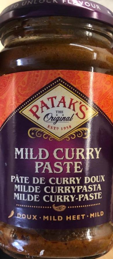 Fotografie - mild curry paste Patak's