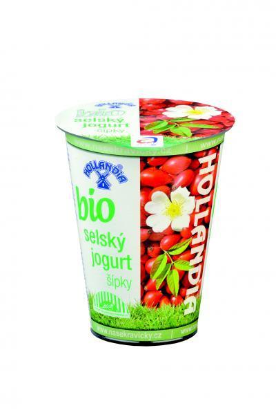 Fotografie - Bio selský jogurt šípky Hollandia