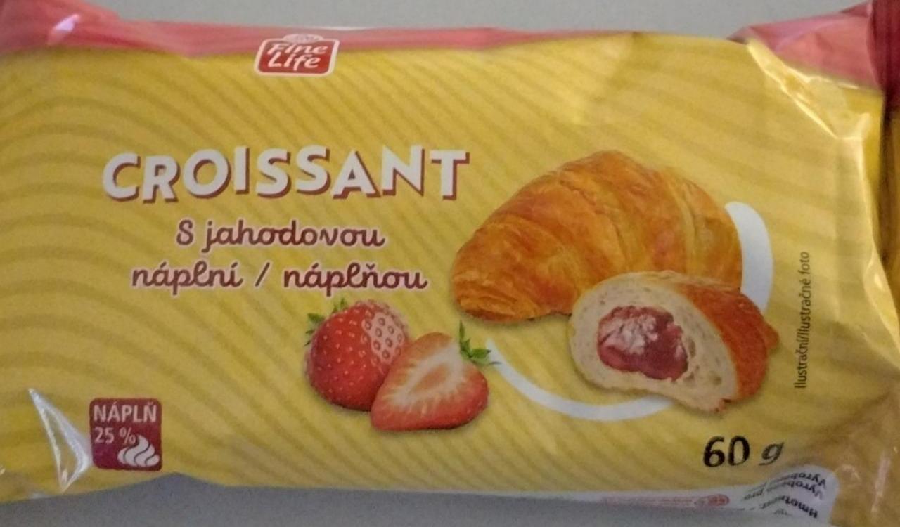 Fotografie - Croissant s jahodovou náplní Fine Life
