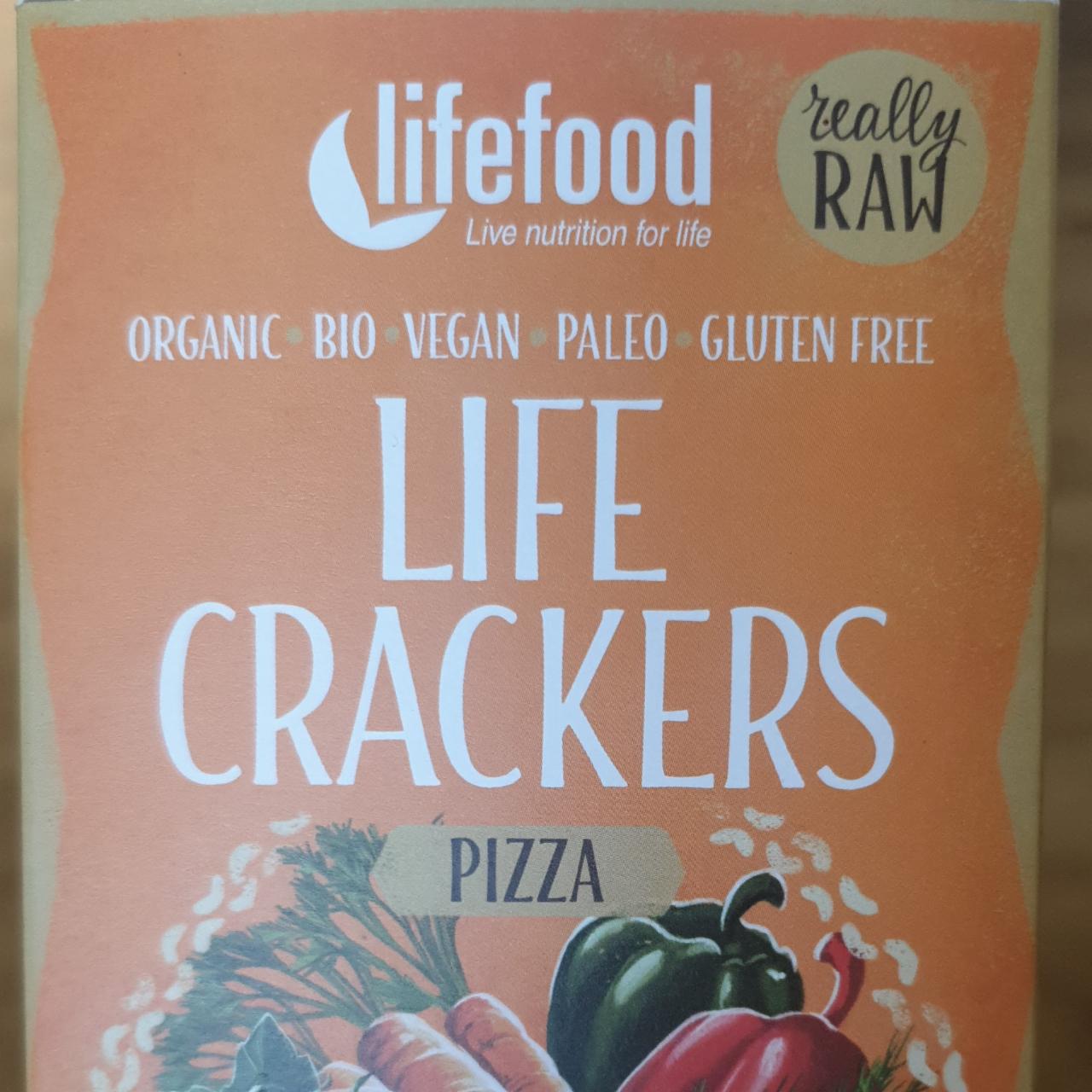 Fotografie - Life Crackers Pizza Lifefood