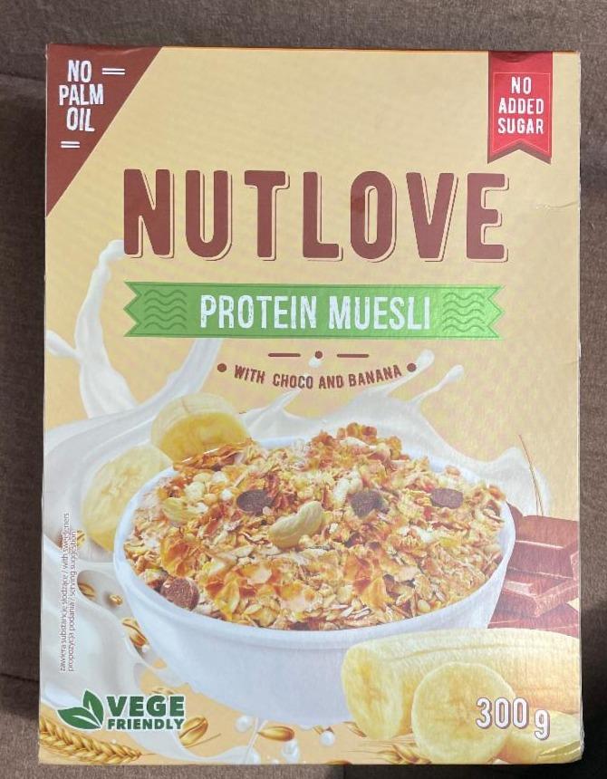 Fotografie - Nutlove Protein Muesli with choco and banana Allnutrition