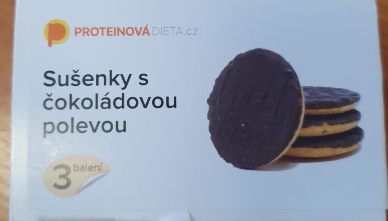 Fotografie - Sušenky s čokoládovou polevou ProteinováDieta.cz