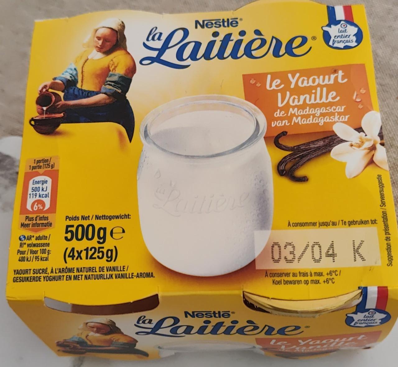 Fotografie - La Laitière le Yaourt Vanille de Madagascar Nestlé