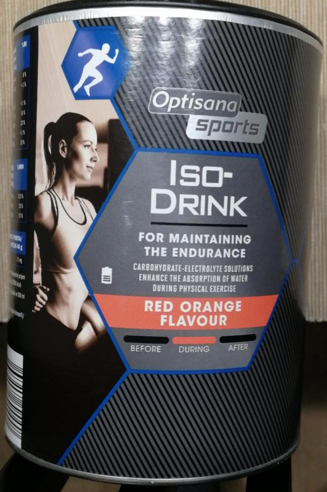 Fotografie - ISO-drink Red Orange flavour Optisana sports