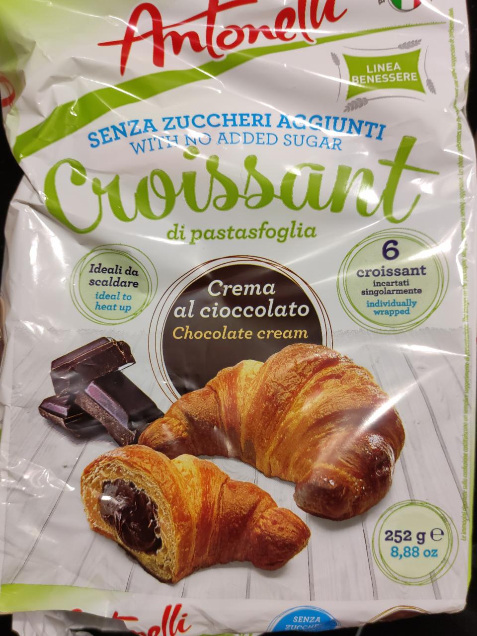 Fotografie - Croissant di pastasfoglia Crema al Cioccolato Antonelli