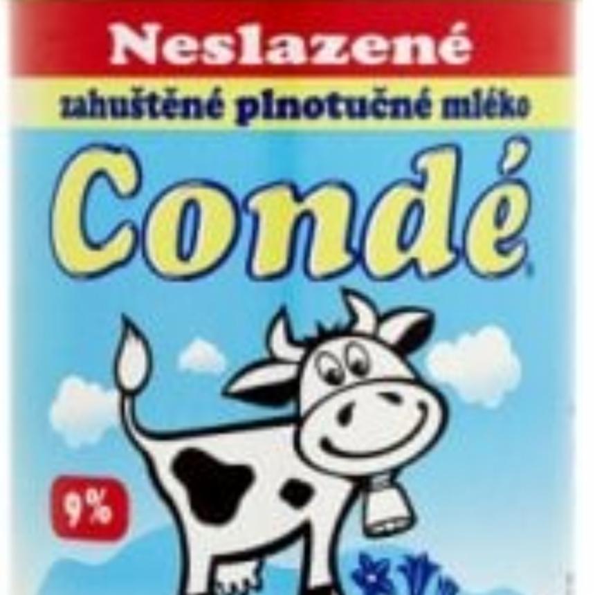 Fotografie - zahuštěné neslazené plnotučné mléko Condé