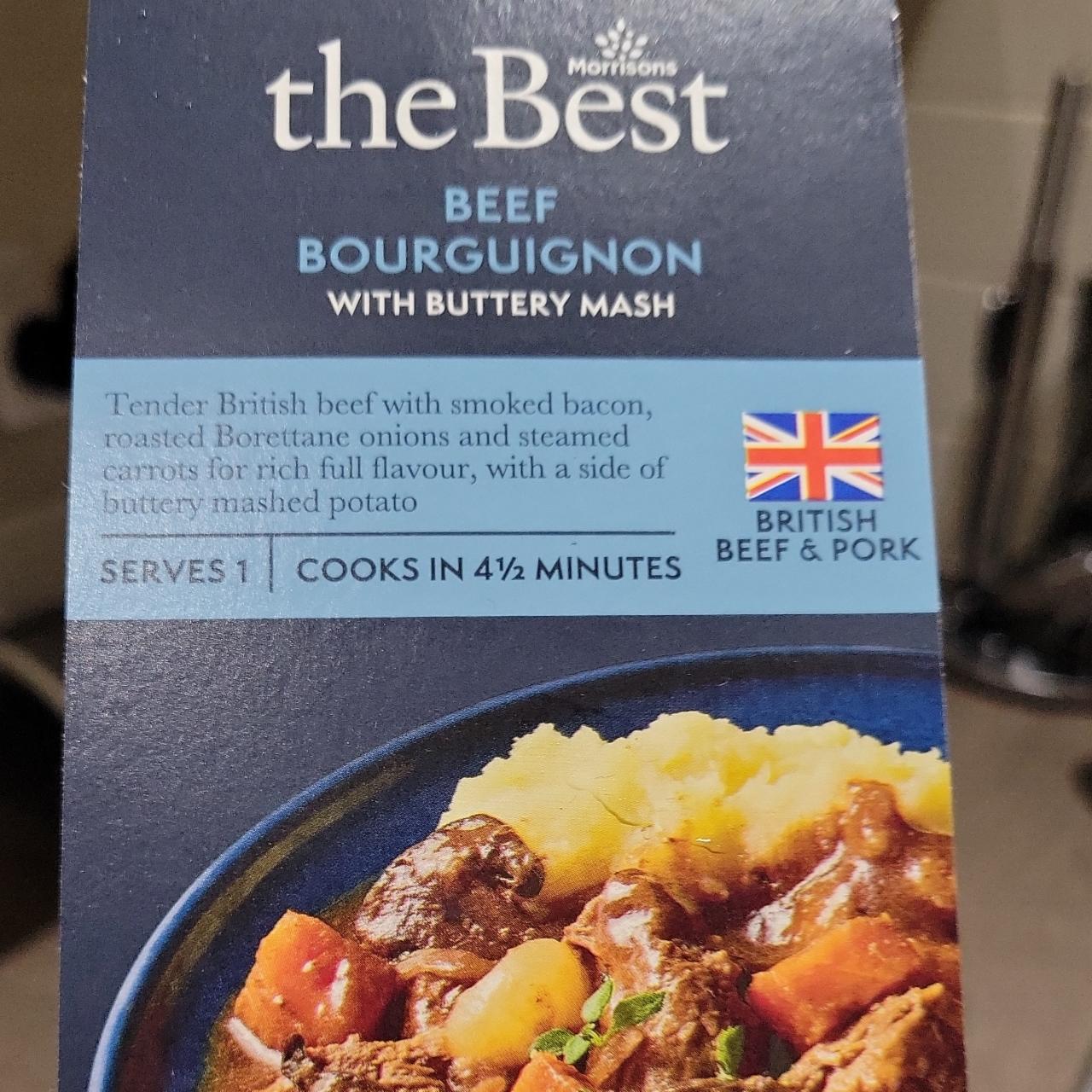 Fotografie - Beef Bourguignon with Buttery Mash the Best Morrisons