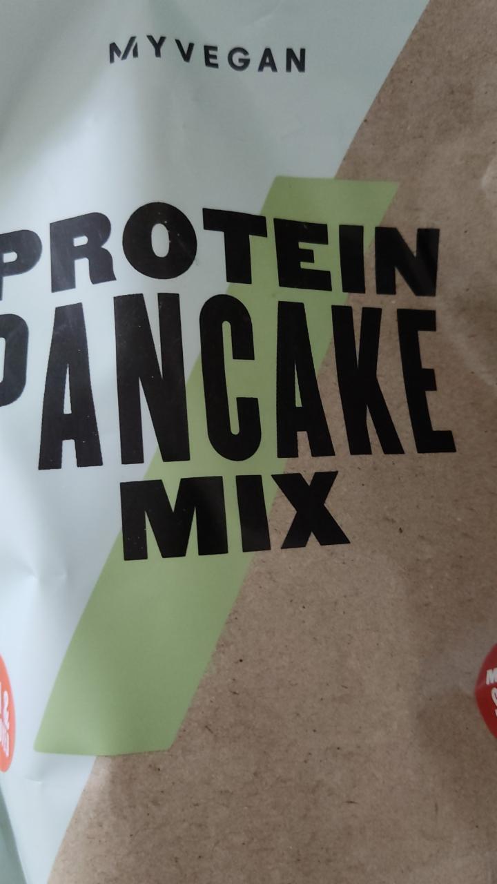 Fotografie - My vegan protein pancake mix maple syrup