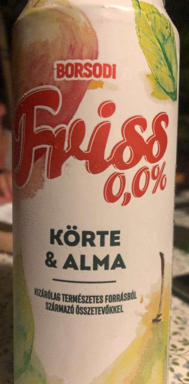 Fotografie - Friss 0,0% Körte & Alma Borsodi
