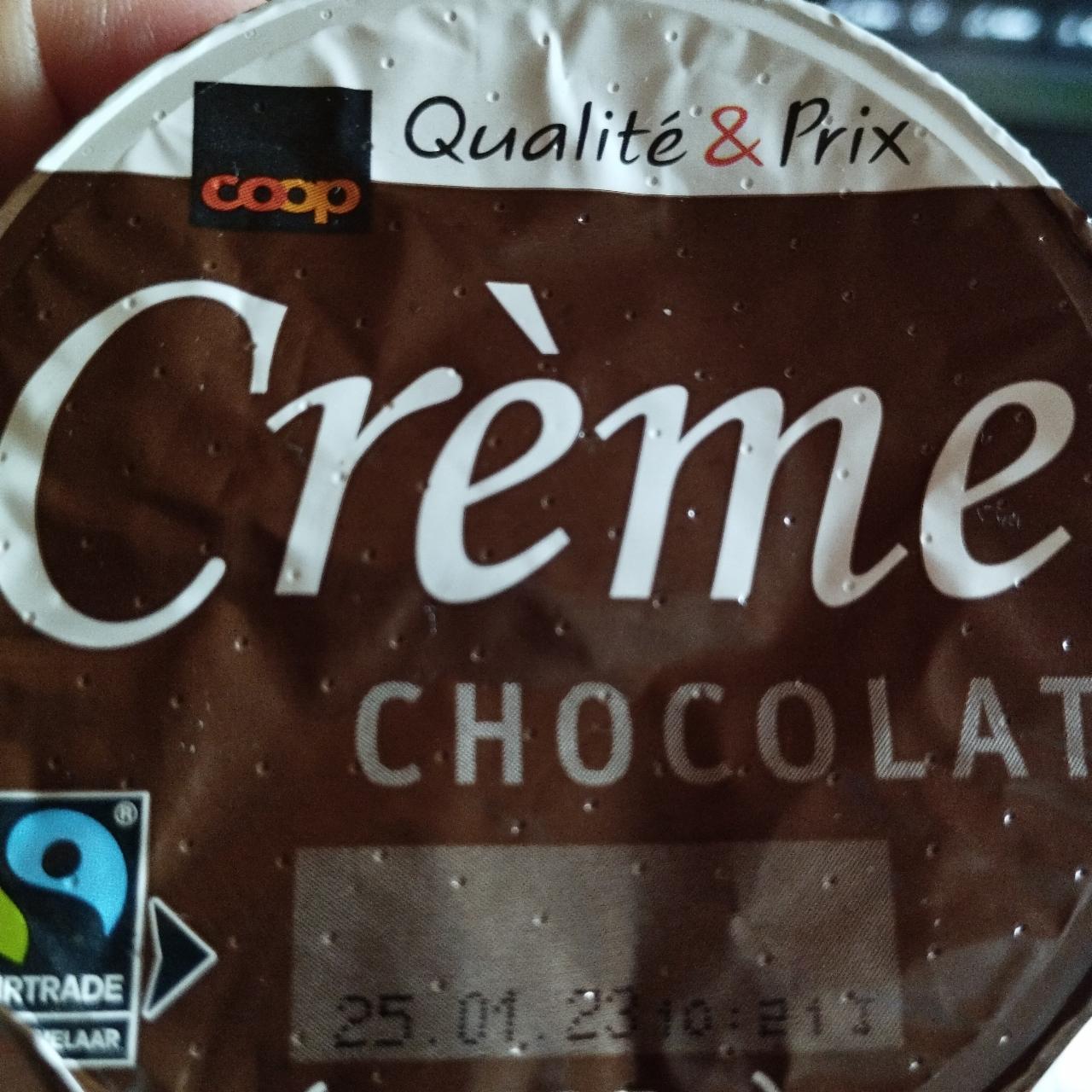 Fotografie - Crème Chocolat Coop Qualité & Prix