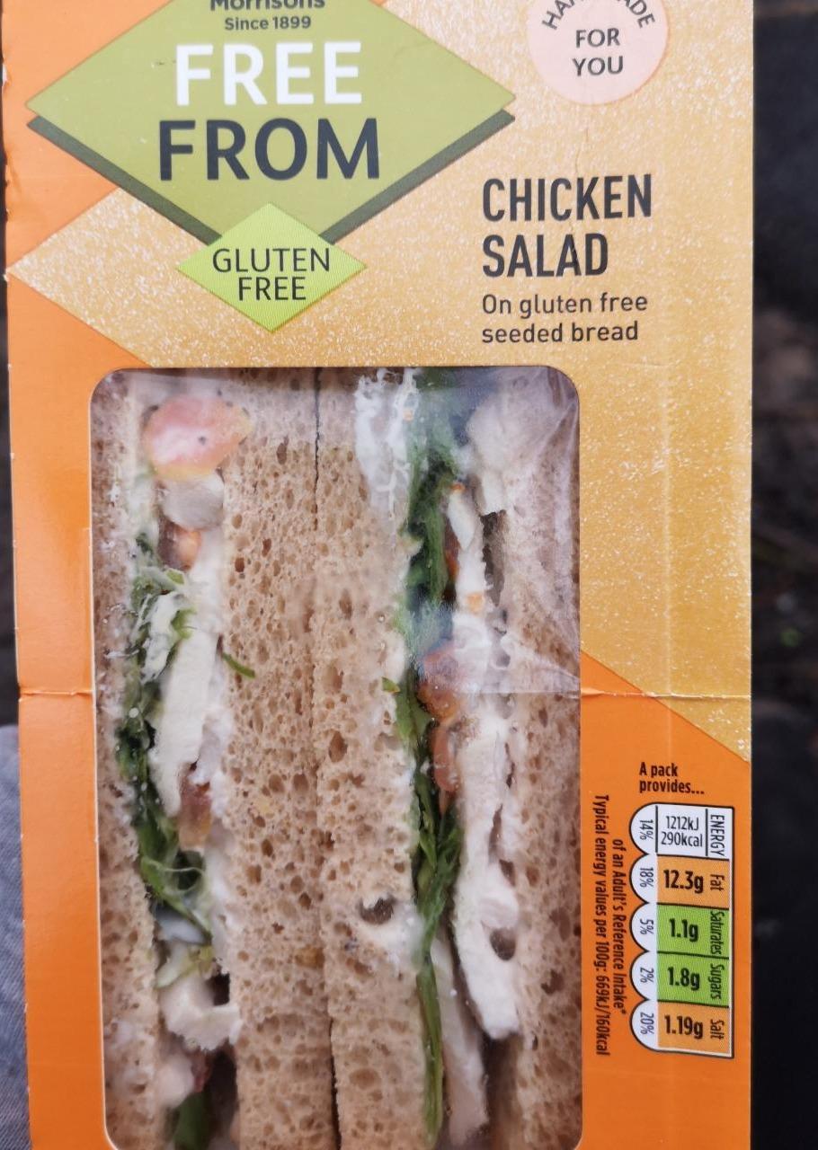 Fotografie - Chicken Salad Sandwich Morrisons free from